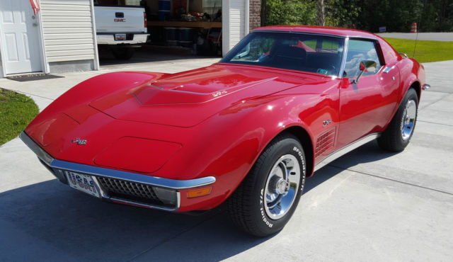 1971 Green Chevrolet Corvette Coupe