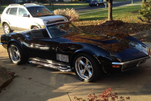 1971 Black Chevrolet Corvette Convertible