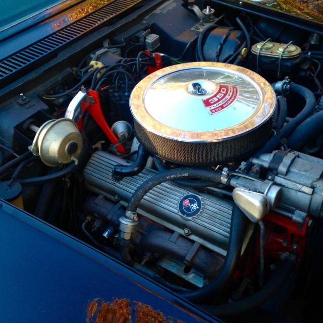 1971 Black Chevrolet Corvette Convertible