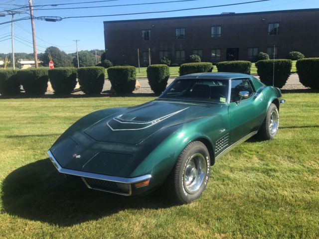 1971 Green Chevrolet Corvette