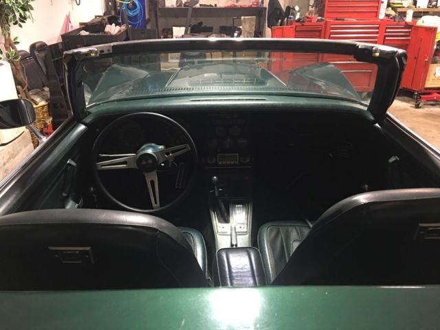 1971 Green Chevrolet Corvette Convertible