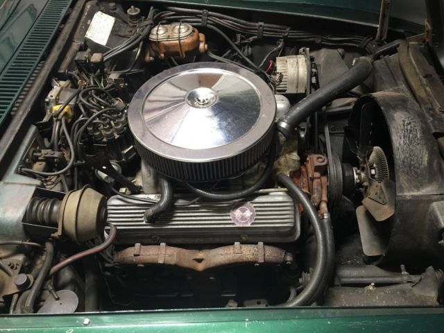 1971 Green Chevrolet Corvette Convertible