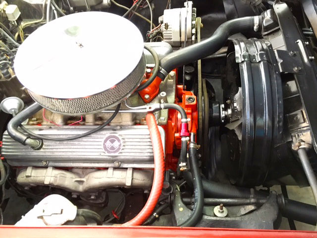 1971 Orange Chevrolet Corvette