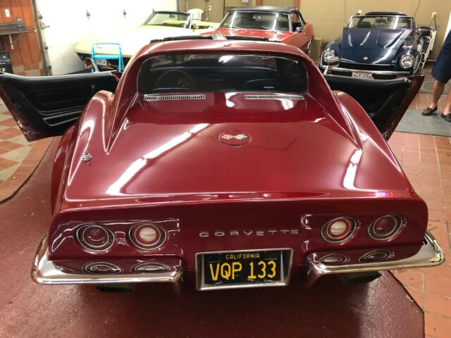 1971 Burgundy Chevrolet Corvette Coupe