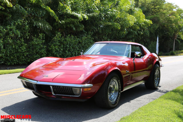 1971 Red Metalic Chevrolet Corvette T Top Roadster
