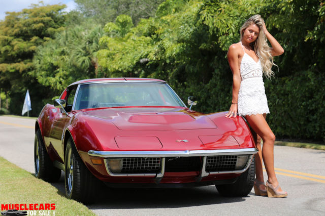 1971 Red Metalic Chevrolet Corvette T Top Roadster