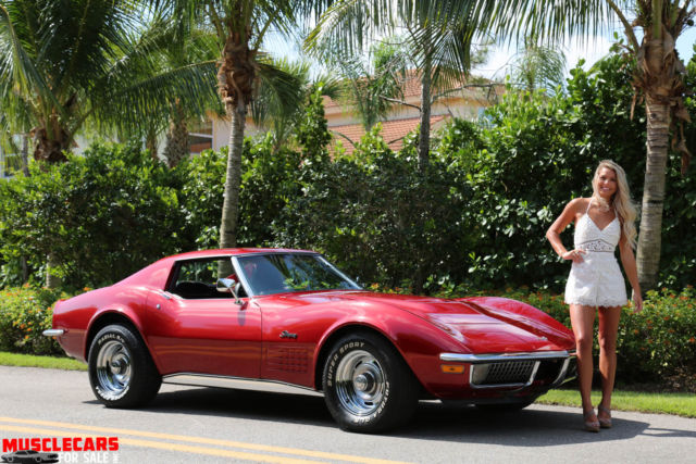 1971 Red Metalic Chevrolet Corvette T Top Roadster