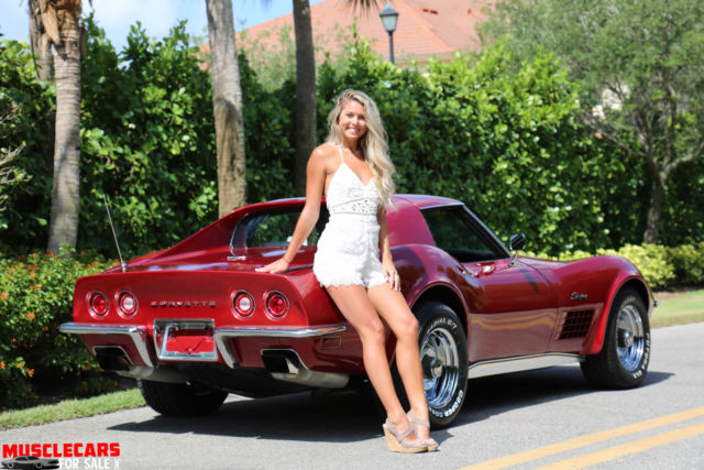 1971 Red Metalic Chevrolet Corvette T Top Roadster