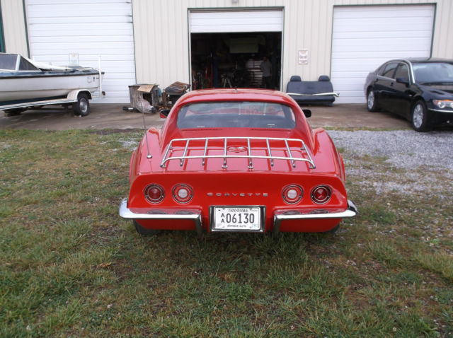 1971 Red Chevrolet Corvette Sting Ray