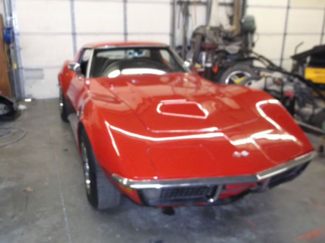 1971 Red Chevrolet Corvette Sting Ray