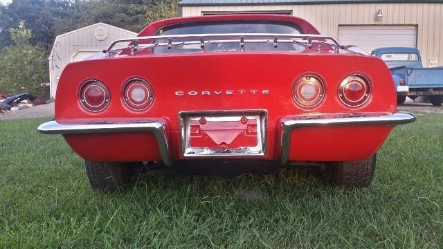 1971 Red Chevrolet Corvette Sting Ray