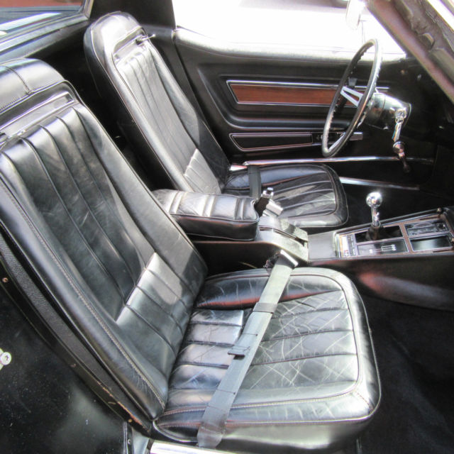 1971 Black Chevrolet Corvette T-Top