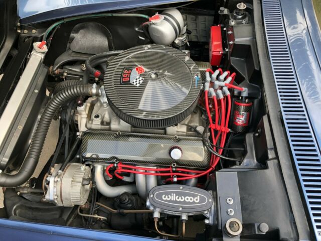 1971 Blue Chevrolet Corvette T-Top