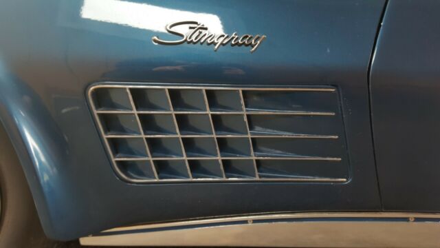1971 Blue Chevrolet Corvette Coupe