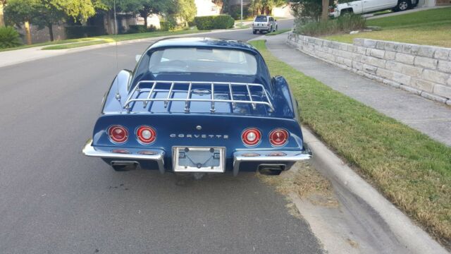 1971 Blue Chevrolet Corvette Coupe