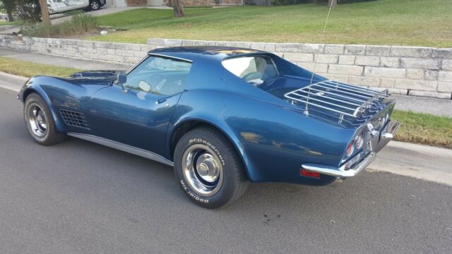1971 Blue Chevrolet Corvette Coupe