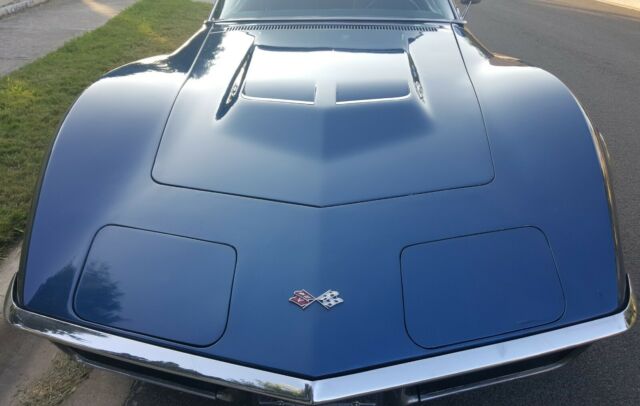 1971 Blue Chevrolet Corvette Coupe