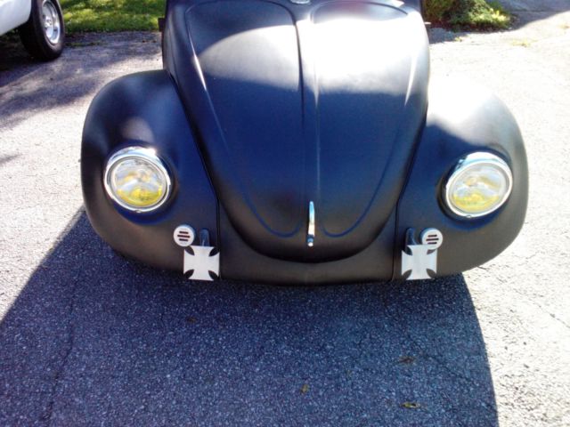 1971 Rat Rod Satin Black Volkswagen Beetle - Classic 2 Door Sunroof