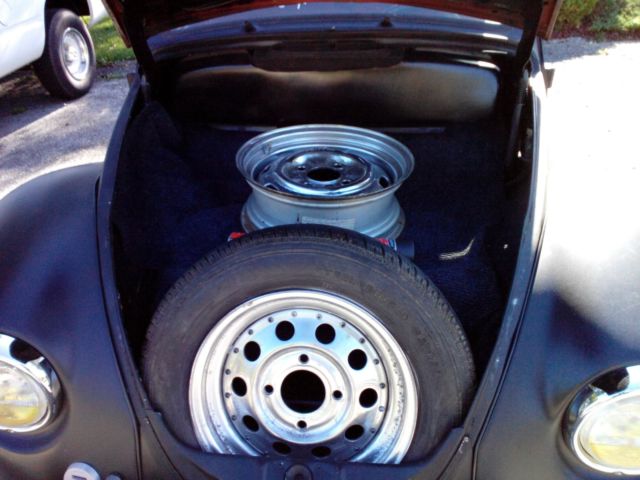 1971 Rat Rod Satin Black Volkswagen Beetle - Classic 2 Door Sunroof