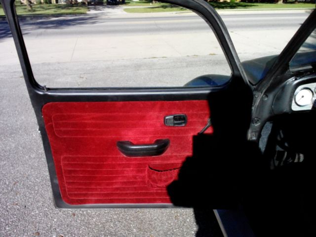 1971 Rat Rod Satin Black Volkswagen Beetle - Classic 2 Door Sunroof