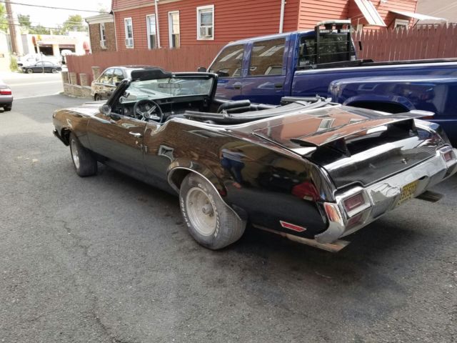 1971 Blue Oldsmobile Cutlass Convertible