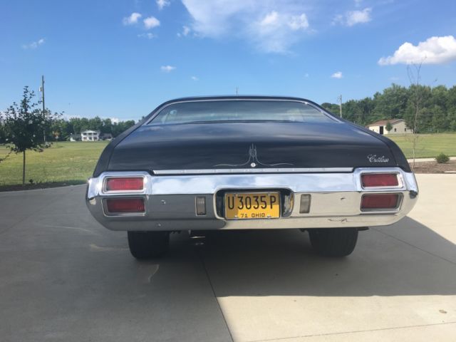 1971 Black Oldsmobile Cutlass Coupe