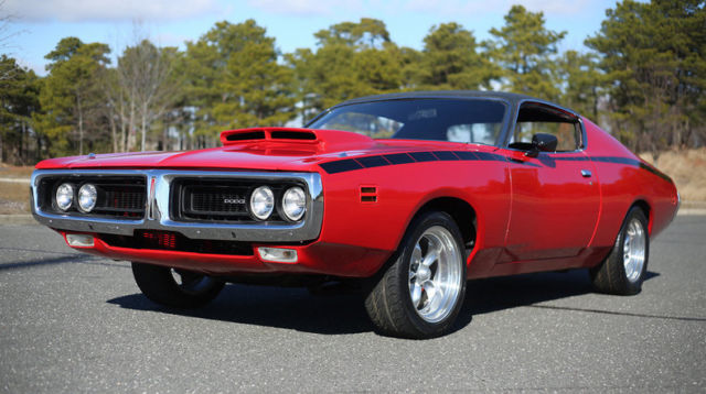 1971 Red Dodge Charger Coupe