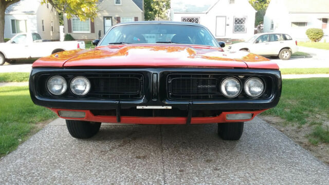 1971 Orange Dodge Charger Coupe