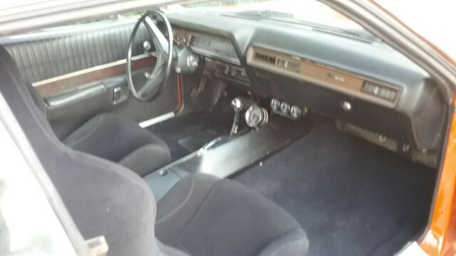 1971 Orange Dodge Charger Coupe