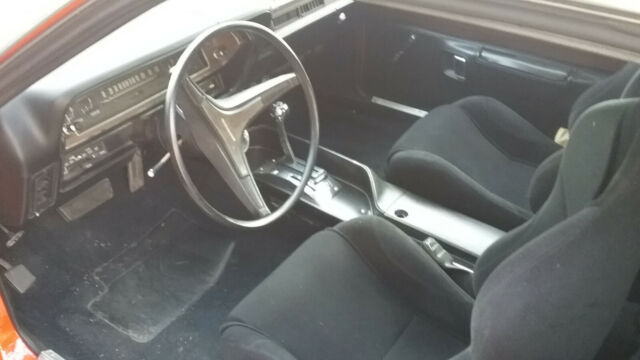 1971 Orange Dodge Charger Coupe