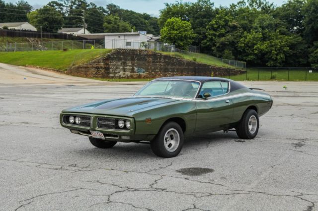 1971 Green Dodge Charger Coupe