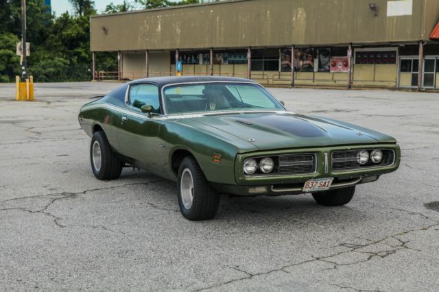 1971 Green Dodge Charger Coupe