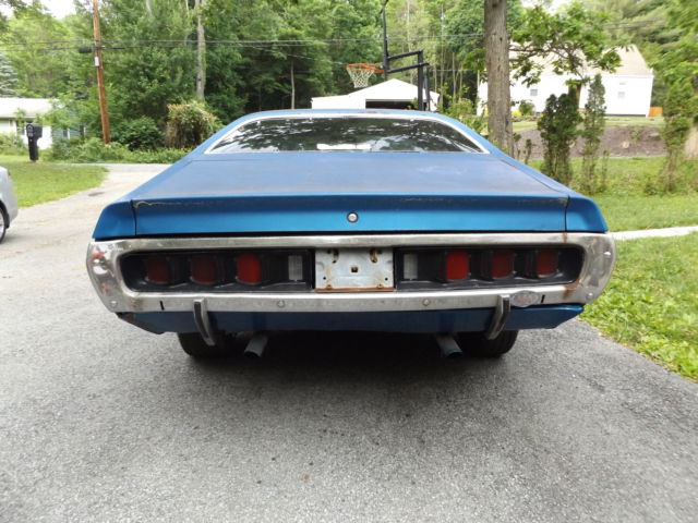 1972 Blue Dodge Charger Coupe