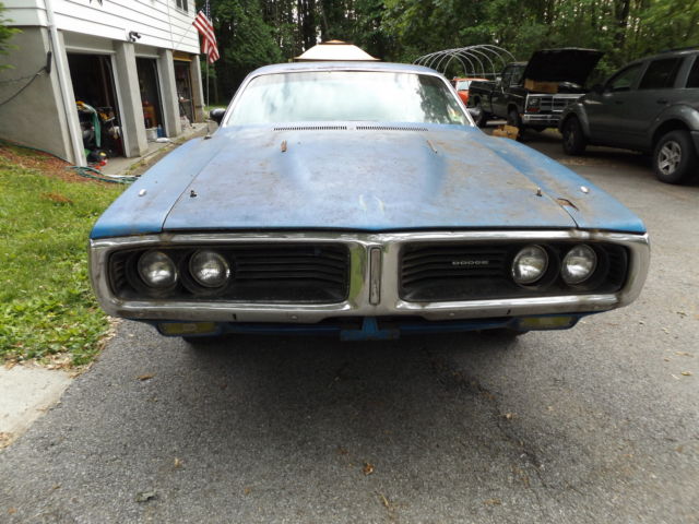1972 Blue Dodge Charger Coupe