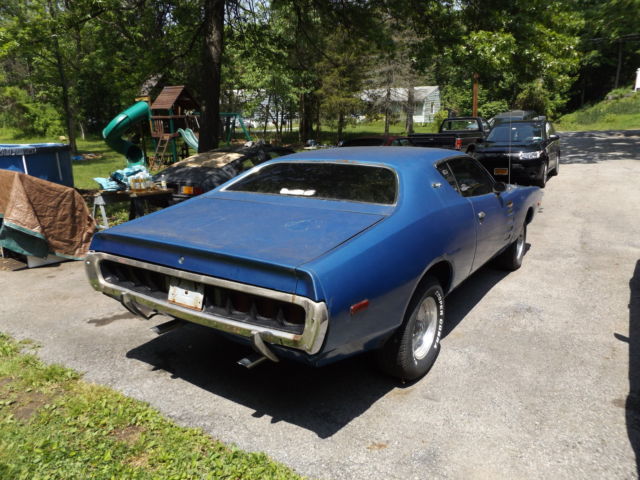 1972 Blue Dodge Charger Coupe