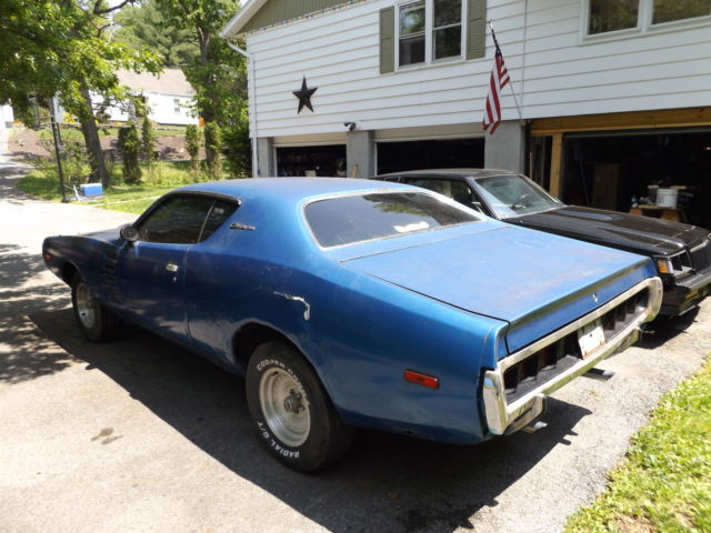 1972 Blue Dodge Charger Coupe