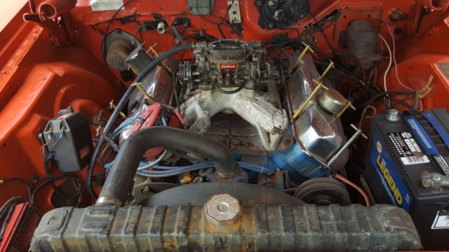 1971 Orange Dodge Charger Coupe
