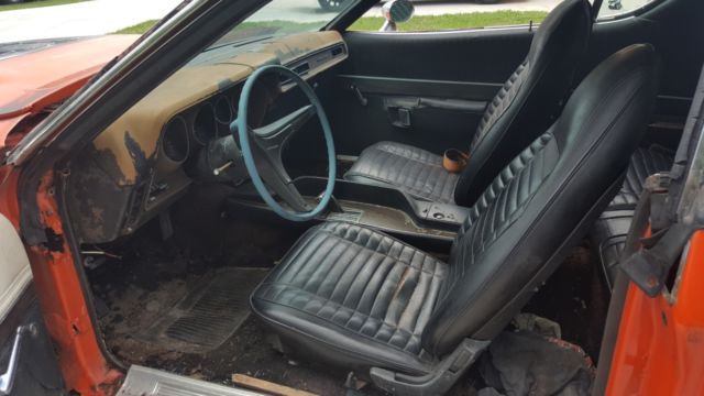 1971 Orange Dodge Charger Coupe