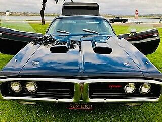 1971 Black Dodge Charger Coupe