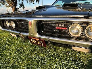 1971 Black Dodge Charger Coupe