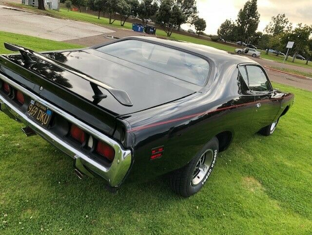 1971 Black Dodge Charger Coupe