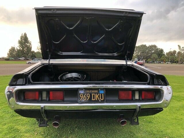 1971 Black Dodge Charger Coupe