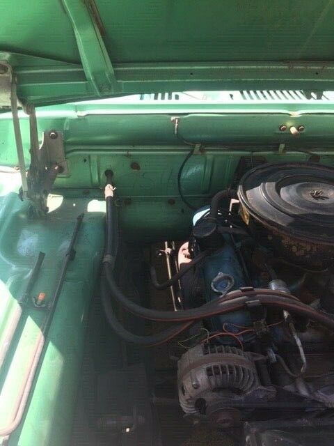 1971 Green Dodge D100 Pickup