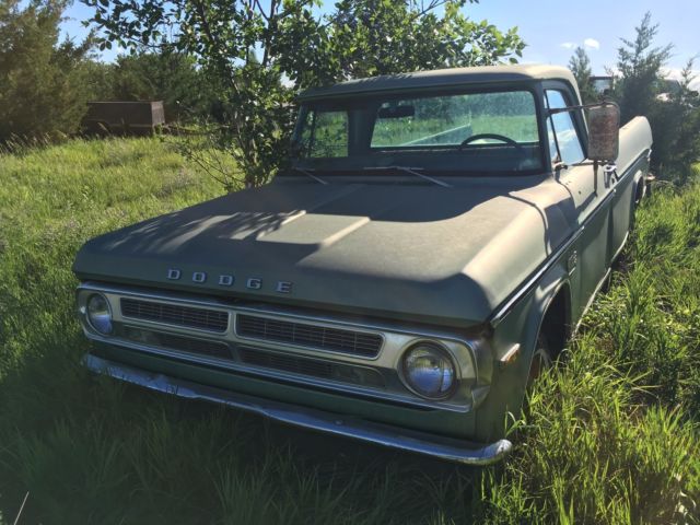 1971 Green Dodge Other Pickups Standard Cab Pickup