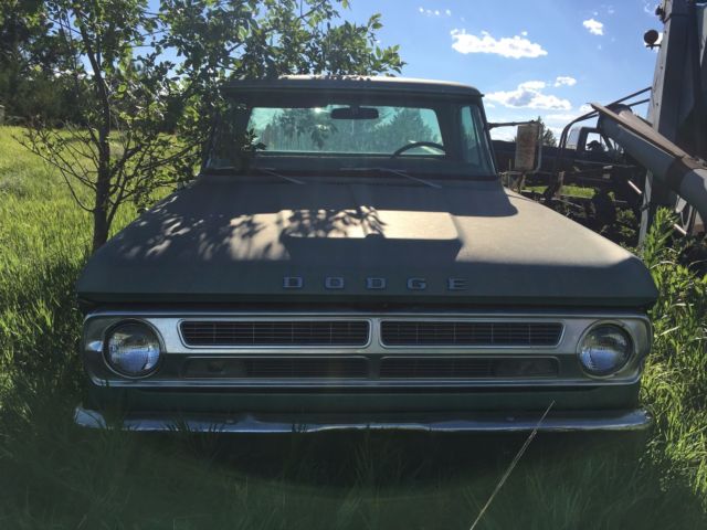 1971 Green Dodge Other Pickups Standard Cab Pickup