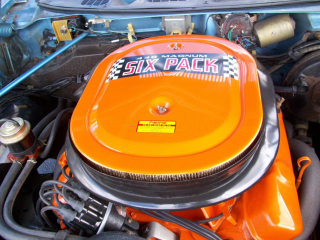 1971 blue Dodge Polara Coupe