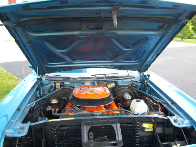 1971 blue Dodge Polara Coupe