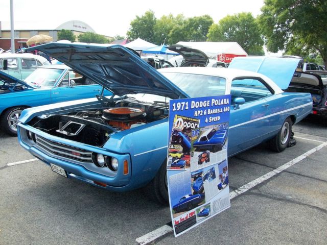 1971 blue Dodge Polara Coupe