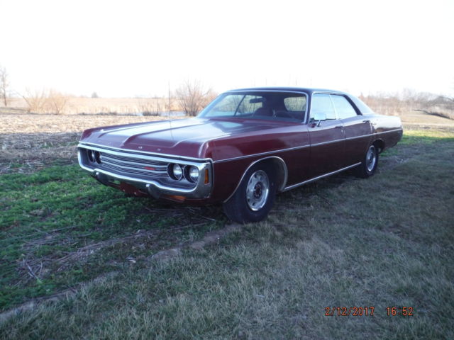 1971 Burgundy Dodge Polara U/K