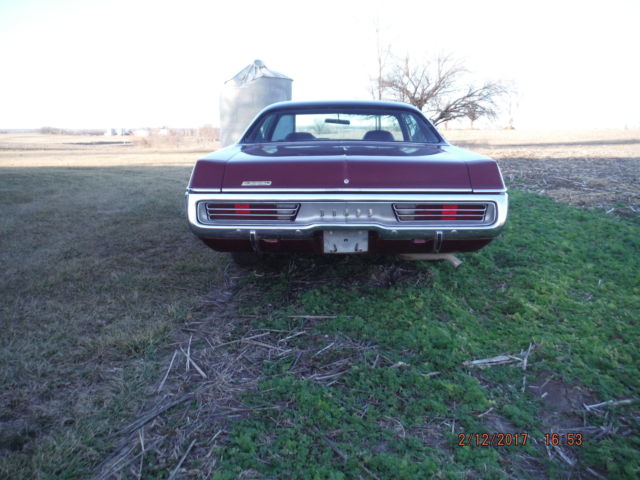 1971 Burgundy Dodge Polara U/K